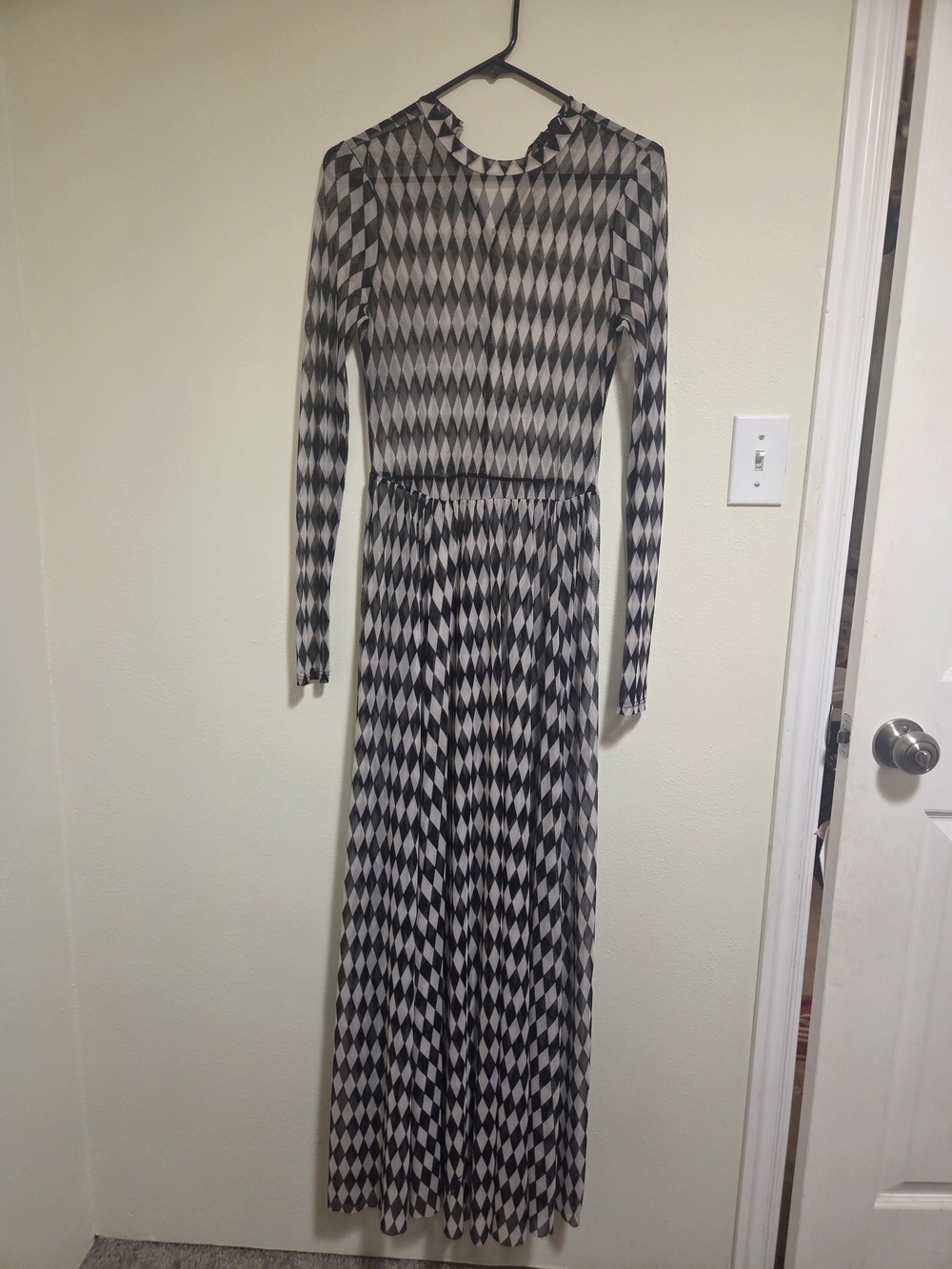 Dressed In LALA More You Maxi Mess Dress In Harlequin (Slip Included) - Picture 2 of 3